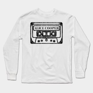 Alice Cooper cassette Long Sleeve T-Shirt